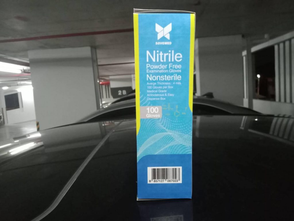SaveMed Nitrile Specification 
